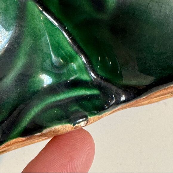 Vintage Green Glazed Ceramic Buddha Figurine 8.5” - Picture 5 of 8